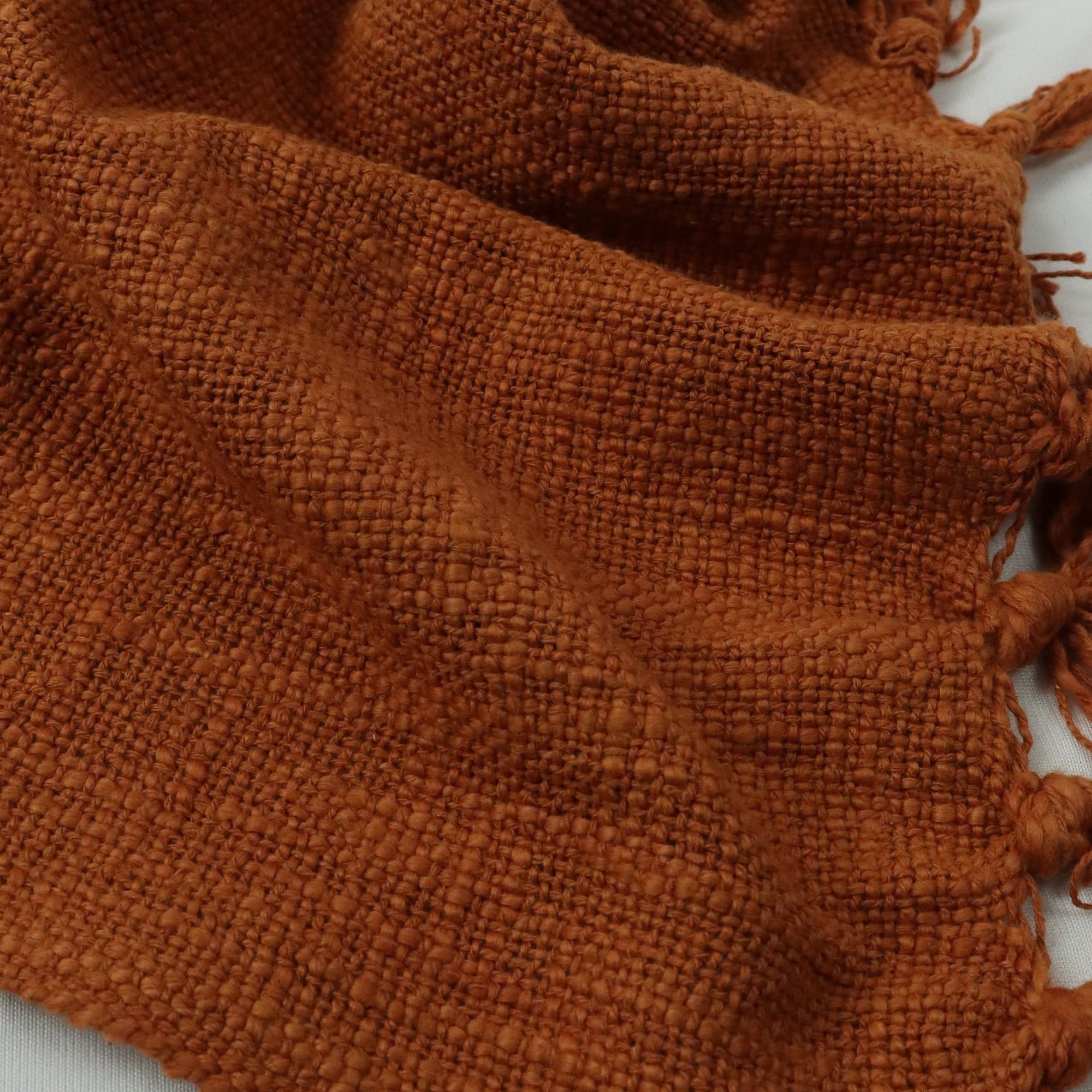 Luxury Brown Solid Throw Blanket For Sofa